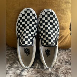 Classic Slip-On Checkerboard Vans